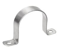 LCOUACEO Abrazaderas Metalicas para Tubos 40 mm, 16 Piezas Abrazaderas para Tubos, U-Abrazadera de Acero Inoxidable para la Fijación de Tubos, Manguera, Cables