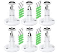 LCOUACEO Soporte Camara Vigilancia, 6 Piezas Soporte de Pared para Cámara de Seguridad Ajustable Soporte de Montaje Cámara de Seguridad para Arlo, Blink, Eufy, Wyze