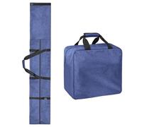 LCQSYE Bolsa de Almacenamiento esquís organizada para hasta 200 cm. Incluye Espacio Adicional para Botas. Equipo para Deportes Nieve y Tablas Snowboard(2pcs Set)