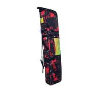 LCQSYE Bolsas para Botas de esquí Bolsa de esquí y Snowboard para Adultos con Ruedas, fácil de Transportar, Enrollable, para Guardar y Transportar Snowboard. Funda para Botas y esquís(Red)