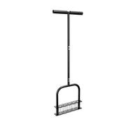 LCQSYE césped con Clavos Aireador césped, 14 púas Hierro, aireadores manuales, Herramientas Limpieza Suciedad y Hojas, aireador Prato para Cuidado jardín Aireador de núcleo de césped