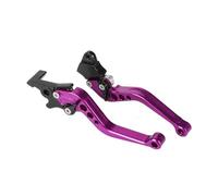 LCQSYE CNC Universal para Motocicleta, de 22 mm y 7/8", Compatible con la mayoría de los Accesorios de modificación de Scooters y Motos.(Purple A)