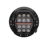 LCQSYE Faros Compatible con Harley Davidson Dyna Switchback, faro Led de 7 pulgadas, luces de circulación diurna de haz alto/bajo Luz Delantera de Motocicleta