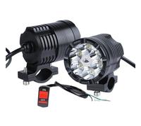 LCQSYE Faros Faro LED para motocicleta de 6 pulgadas, Foco para Moto, Faro LED auxiliar adicional, lámpara LED para montaje de Moto Luz Delantera de Motocicleta