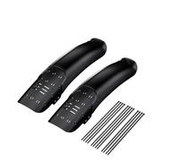 LCQSYE Guardabarros para Bicicletas 1/2 Uds. Guardabarros de Rueda de neumático Trasero Delantero de Bicicleta de Carcasa Dura para Bicicleta MTB salpicaderos Delantero Trasero