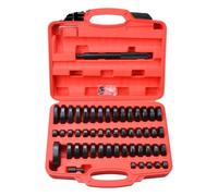 LCQSYE Herramientas para el cojinete de Ruedas Juego de 51 Piezas de Destornilladores de bujes para Rueda de transmisión, Kit de Sellos de Pista de cojinetes de buje Extractor de Cubo de Rueda