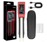 LCR Medidor de abrazadera digital ZT-MD1 compatible con ESR, valor Q, medición de valor D para reparación y pruebas de electrónica (estándar)