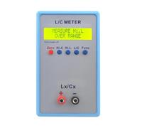 LCR Meter, Medidor de capacitancia e inductancia LC200A Medidor de prueba de puente digital Medidor de mesa LCR Pantalla LCD amarilla Multímetro L/C Probador