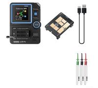 LCR-P1 - Probador de transistores, medidor de resistencia de capacitancia de triodo de diodo LCR ESR, pantalla de 1.44 pulgadas, 71 × 87 × 28 mm, 0.01-32 V