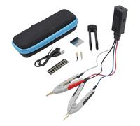 LCR-ST2 2 en 1 Digital LCR ESR Abrazadera Metro, para componentes SMD con pantalla a color de 1.45 pulgadas, escaneo de 100Hz-100kHz, carga tipo C (LCR-ST2 alto)