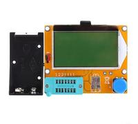 LCR-T4 - Probador de transistor digital con funda, para medidor Mega328 ESR para resistencia capacitancia inductancia diodo MOSFET SCR Medición LED, pantalla LCD de 128 x 64, apagado automático