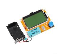 LCR-T4 - Probador de transistor digital para inductor de resistencia de condensador ESR con LCD retroiluminado de 128 x 64, compatible con NPN PNP MOSFET SCR LED, funciona con pilas de 9 V