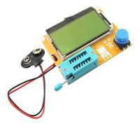 LCR-T4 - Probador de transistores gráficos, medidor LCR para tiristor MOS de triodo de diodo, instrumento ESR con retroiluminación LCD de 128 x 64, apagado automático, funciona con batería de 9 V