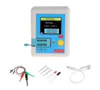 LCR-TC1 LCR-T7 LCD Pantalla Multímetro Probador De Transistores Diodo Triodo Condensador Medidor De Prueba De Resistencia ESR LCR NPN PNP MOSFET COD(LCR-T7)