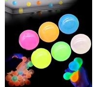 LCRORO Glorbs Balls, Glorbs Sticky Balls, Glow in The Dark Sticky Balls, Sticky Glow Balls, Sticky Ceiling Balls(6Pack)