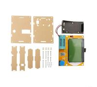 LCRT4 - Probador digital para transistores, MOSFETs, diodos, tiristores y componentes pasivos con pantalla LCD grande y funda de transporte para pruebas fáciles