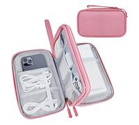 Lcsmaokin - Bolsa de almacenamiento de cable de viaje para discos duros, pequeño cable de carga, cables, pequeños dispositivos electrónicos, tarjeta SD, bolsa de almacenamiento para viajes, negocios,
