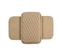 LCSMYSHE Cojín del Reposabrazos del Automóvil para Ford Kuga MK2 2013-2020,Cuero La Consola Central del Reposabrazos Protector Antideslizante Interio Accesorios,A-Beige