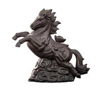 LCSVCCXA Bandeja de Té China de Kungfu con Forma de Caballo, Accesorio de Feng Shui, Estatua Decorativa Creativa de para Escritorio de Salón de Té, Color Primario, Individual