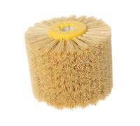 LCSVCCXA Cepillo de Rueda para Pulir con Cerdas de Sisal, Cepillo de Tambor para Bruñir Pisos de Madera