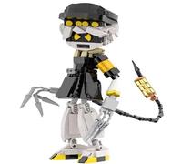 LCTM Bloques de construcción de Fantasmas terroristas Fiesta NiñOs NiñAs Y Adultosjuego con Base Soporte Hombre Lobo En La Noche SujecióN Monstruos Creativo Juguete Cabeza Esqueletosinging A