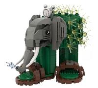 LCTM Bloques de construcción de Fantasmas terroristas Fiesta NiñOs NiñAs Y Adultosjuego con Base Soporte Hombre Lobo En La Noche SujecióN Monstruos Creativo Juguete Cabeza Esqueletosinging D