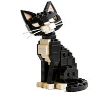 LCTM Bloques en Miniatura de Gato Animales 3D Rompecabezas de Construcción Micro Bloques Kit para Ni?os y Adultos Decoración Hogar Regalo para Amantes de Gatos B