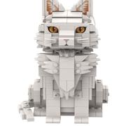 LCTM Bloques en Miniatura de Gato Animales 3D Rompecabezas de Construcción Micro Bloques Kit para Ni?os y Adultos Decoración Hogar Regalo para Amantes de Gatos C