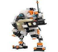 LCTM Samurai Mech Building Adult Creative Stem Robot Toy Hero Knight Model Game Creative Toy Gift Boy Double Sword Weapon Warrior Game Set Collection Adult Men Teen Boys B