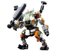 LCTM Samurai Mech Building Adult Creative Stem Robot Toy Hero Knight Model Game Creative Toy Gift Boy Double Sword Weapon Warrior Game Set Collection Adult Men Teen Boys B
