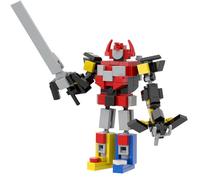 LCTM Samurai Mech Warrior ConstruccióN Cool City Protector Modelo Batalla para Adultos Y NiñOs Regalo Creativo Robot AccióN Navidad CumpleañOs Juguetes De ConstruccióN para NiñOs B