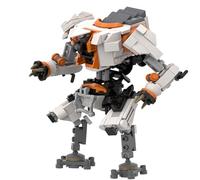 LCTM Samurai Mech Warrior ConstruccióN Cool City Protector Modelo Batalla para Adultos Y NiñOs Regalo Creativo Robot AccióN Navidad CumpleañOs Juguetes De ConstruccióN para NiñOs A