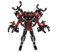 LCTM Titán Bloques de construcción coleccionables Modelo de Figura de acción Juguete Decorativo con Reloj Estilo Oscuro Universo Alternativo Regalo Creativo para Adultos niños Fans cumpleaños E