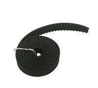 Lcuihong-Belt timing Tipo XL de caucho negro, ancho de 10/ 15/ 20 mm, Pitch 5.08mm, 1/ 2/ 3/ 4/ 5/ 6/ 7/8/ 9/ 10M Longitud, cinturones de tiempo abiertos sincrónicos, motor paso a paso CNC Materiales