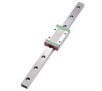 Lcuihong-Guía de Carril Lineal 2 Set MGN7 9 12 MGN15 100-800mm1 MGN Guía Lineal, Diapositiva de riel Lineal en Miniatura + 1 MGN Carriage Fuerte y Duradero (Color : MGN15 H, Guide Length : 700mm)