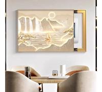 LCUVIMPEX Arte de la Pared del Lienzo, Caja De Distribución Pintura Decorativa Multicolor Múltiples Tamaños(3,W80*H60cm)