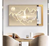 LCUVIMPEX Arte de la Pared del Lienzo, Caja De Distribución Pintura Decorativa Multicolor Múltiples Tamaños(2,W60*H50cm)