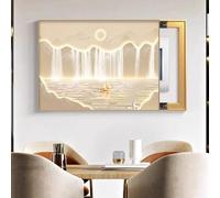 LCUVIMPEX Arte de la Pared del Lienzo, Caja De Distribución Pintura Decorativa Multicolor Múltiples Tamaños(5,W45*H35cm)