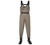 LCUVIMPEX Botas Impermeables para Pesca, Vadeadores de Cadera for Hombres y Mujeres, Pesca, Agricultura, Lavado Autos, Multicolor, Varios tamaños(Brown,6)