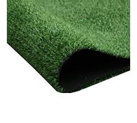 LCUVIMPEX césped sintético， Césped Artificial de cifrado Verde for decoración de cerramientos de Paredes Exteriores de 10 mm(2x7m)