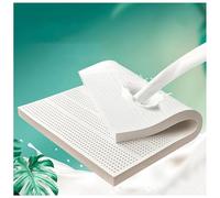 LCUVIMPEX Colchones de látex Natural, Colección Topper de 3 Pulgadas, compresión y sin deformación, ventilación poros en Forma Panal, Suave cómodo(135x180cm(53x71in))