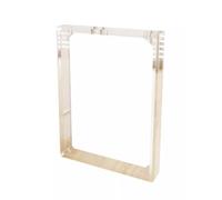 LCUVIMPEX Patas acrílicas para Muebles, Paquete Transparente de acrílico Las piernas la Tabla DIY 2 Capacidad 150Kg for los tamaños múltiples Tablas(40 * 65cm)