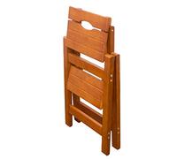 LCUVIMPEX Silla Plegable de Biblioteca, Capacidad Plegable de Madera del Taburete 150kg la Escalera Paso for Biblioteca casera desván Cocina
