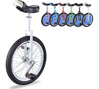 LCUVIMPEX Uniciclo para Entrenamiento del Equilibrio Monociclo de 18 Pulgadas for Principiantes y niños con Ejercicios Equilibrio sobre neumáticos montaña