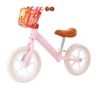 lcvtos Bicicletas sin Pedales, Volante y Sillín Ajustables, Bicicleta Interactiva de Aprendizaje Temprano con Equilibrio Estable y Reposapiés, Regalo para Niños y Niñas de 2 a 5 Años