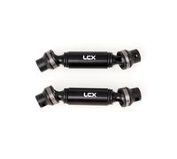 LCX Racing 1/18th RC Crawler Car CNC HD - Juego de eje de transmisión deslizante central de acero para camión Losi Mini LMT 4X4, accesorios de piezas de actualización