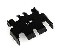 LCX Racing 1/18th RC Crawler Car Protector de placa deslizante de acero inoxidable para Traxxas TRX4M, accesorios de piezas actualizadas (protector de placa deslizante)