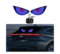Lcxecnw 2Pcs Car Demon Eye Lamp, coche parabrisas LED Eye, coche ventana trasera LED Demon Eye, dinámico Demon Eye lámpara de coche,LED Eyes for Car, coche LED Demon Eye Light