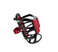LCXZKIVS Portavasos para Motocicleta para Haojue TR300 XCR300, Diámetro De Parachoques: 15-33 Mm Portavasos(Rojo)