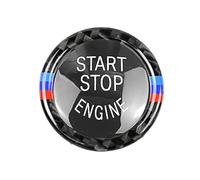 Lcyen Sports Start Stop Botón de arranque del motor Start Stop Button Cover Auto Startknopf Motor Zündschalter Abdeckung Zündschlosabdeckung für BMW 3 5 X5 X6 Serie E90 E91 E92 E93 E60 E70 E71 Z4